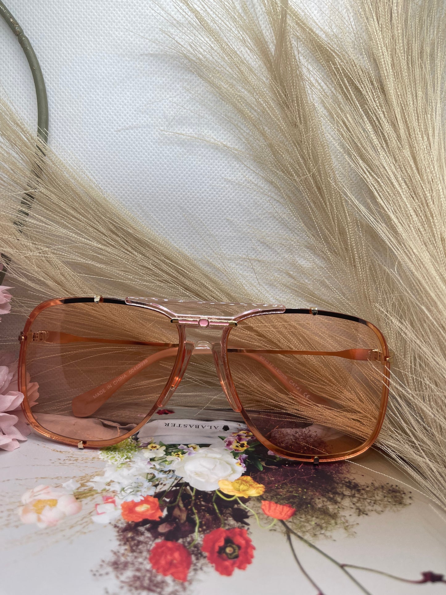 Mega Orange Sunglasses