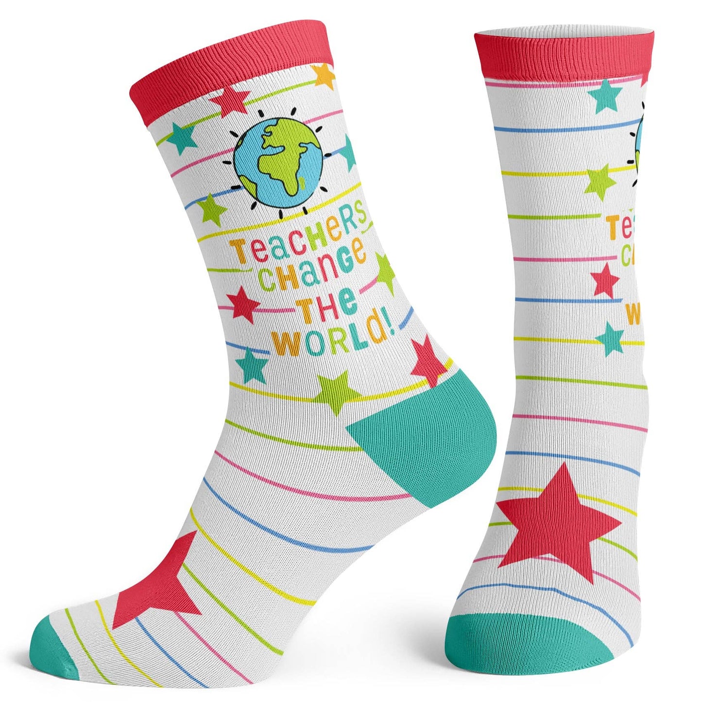 Teachers Change The World Socks