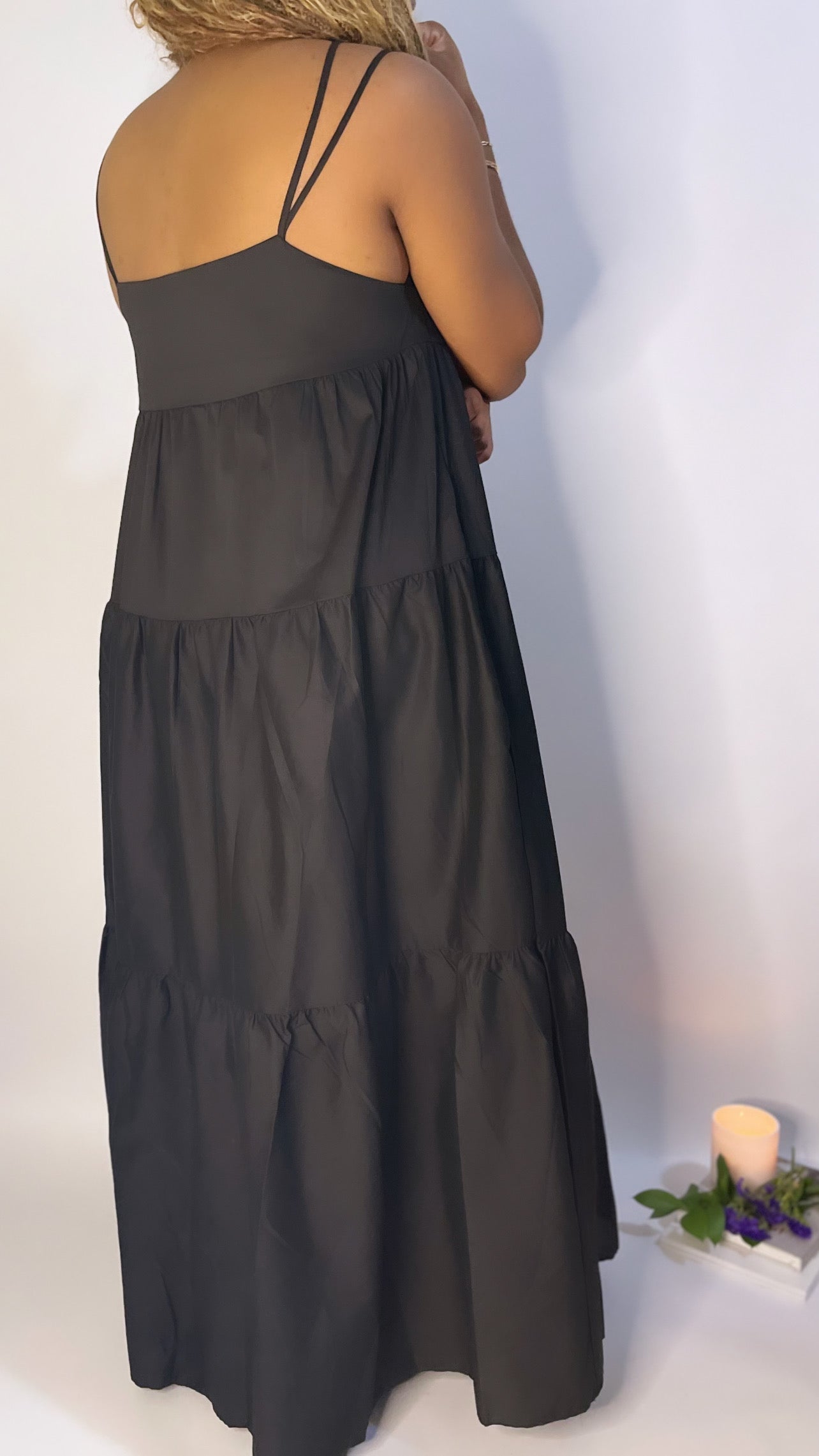 Gracefully Gliding Maxi Dress