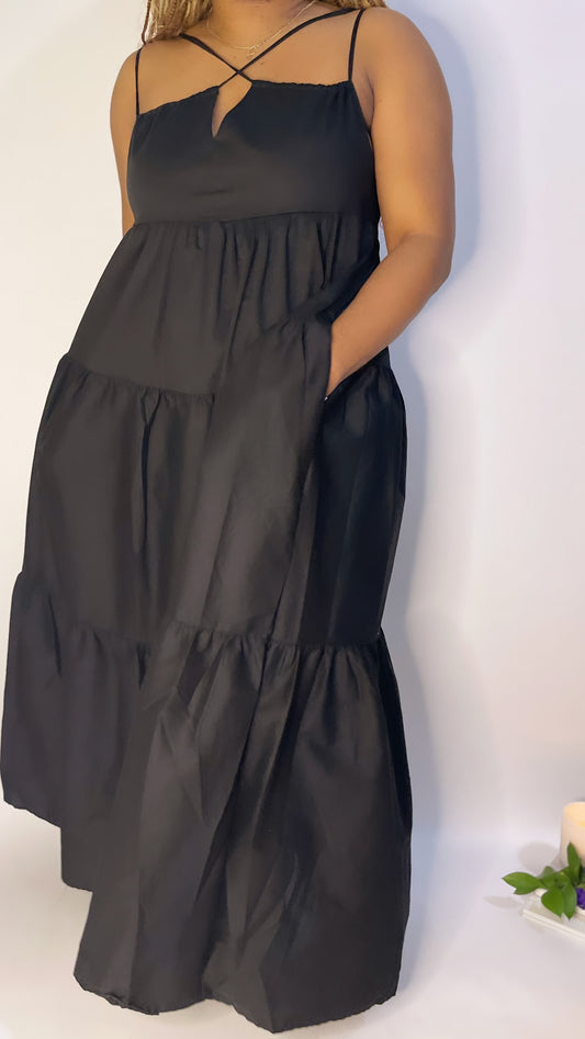 Gracefully Gliding Maxi Dress