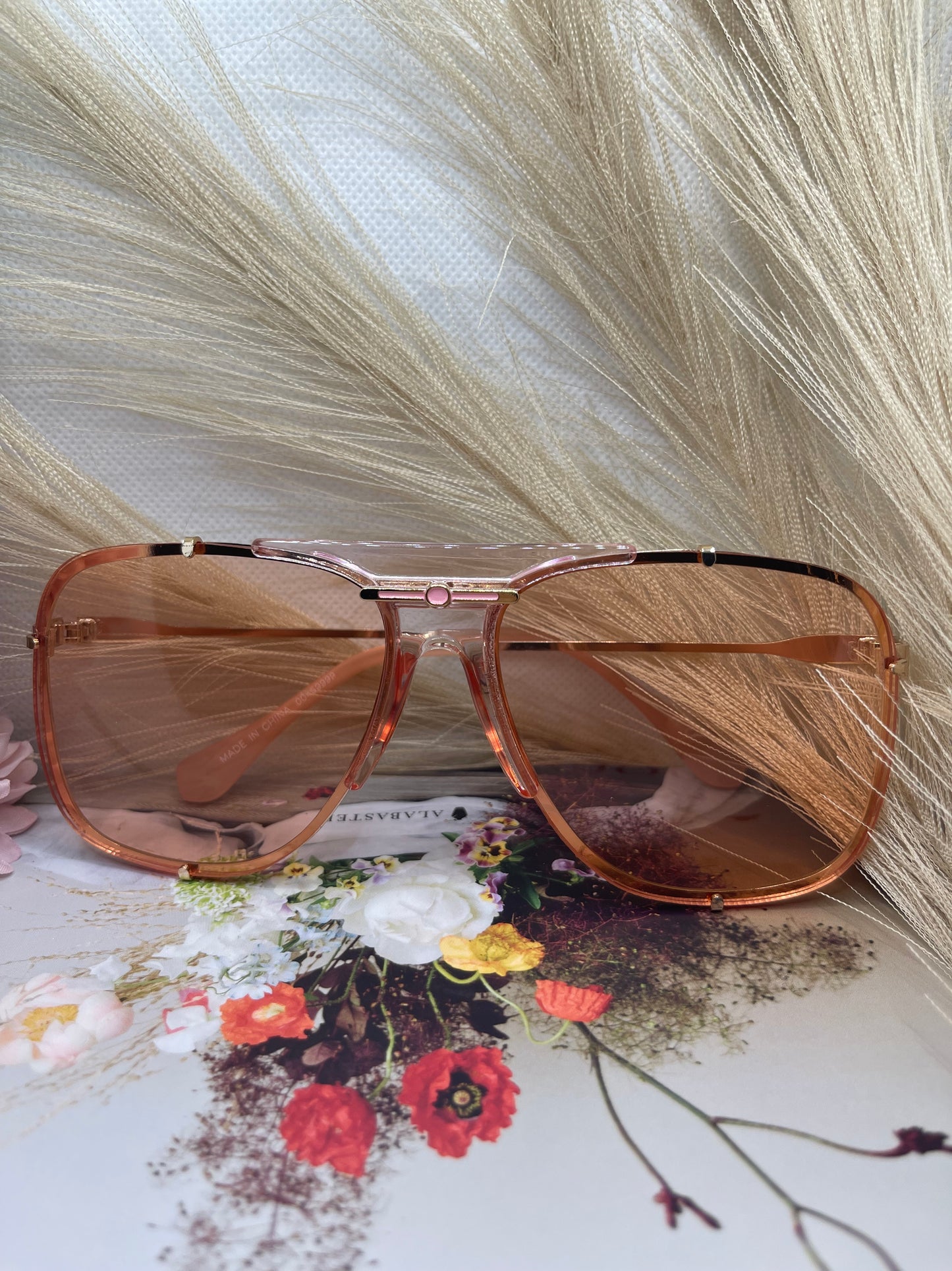 Mega Orange Sunglasses