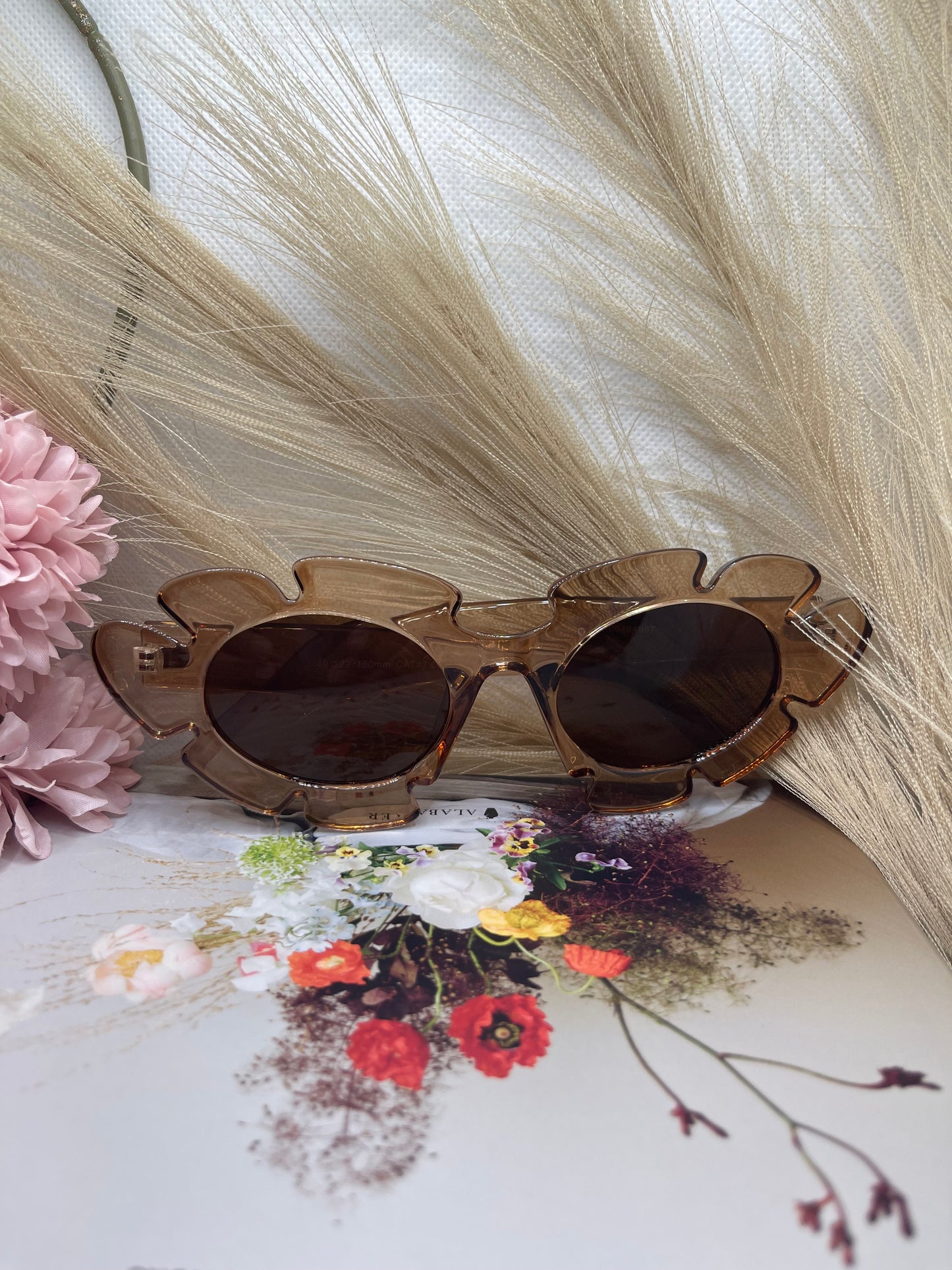 Flower Cat Eye Sunglasses