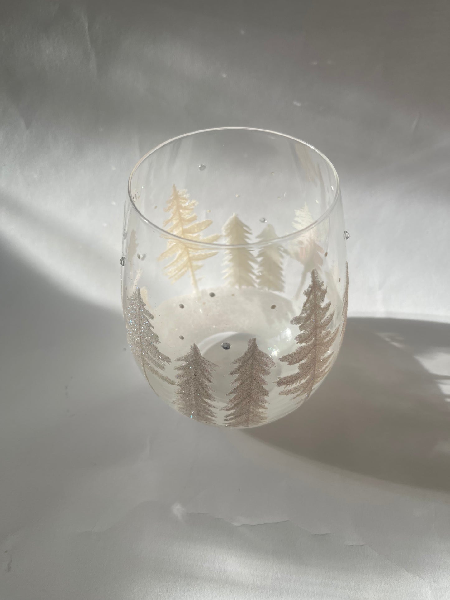 O Christmas Tree Stemless Wine Glass