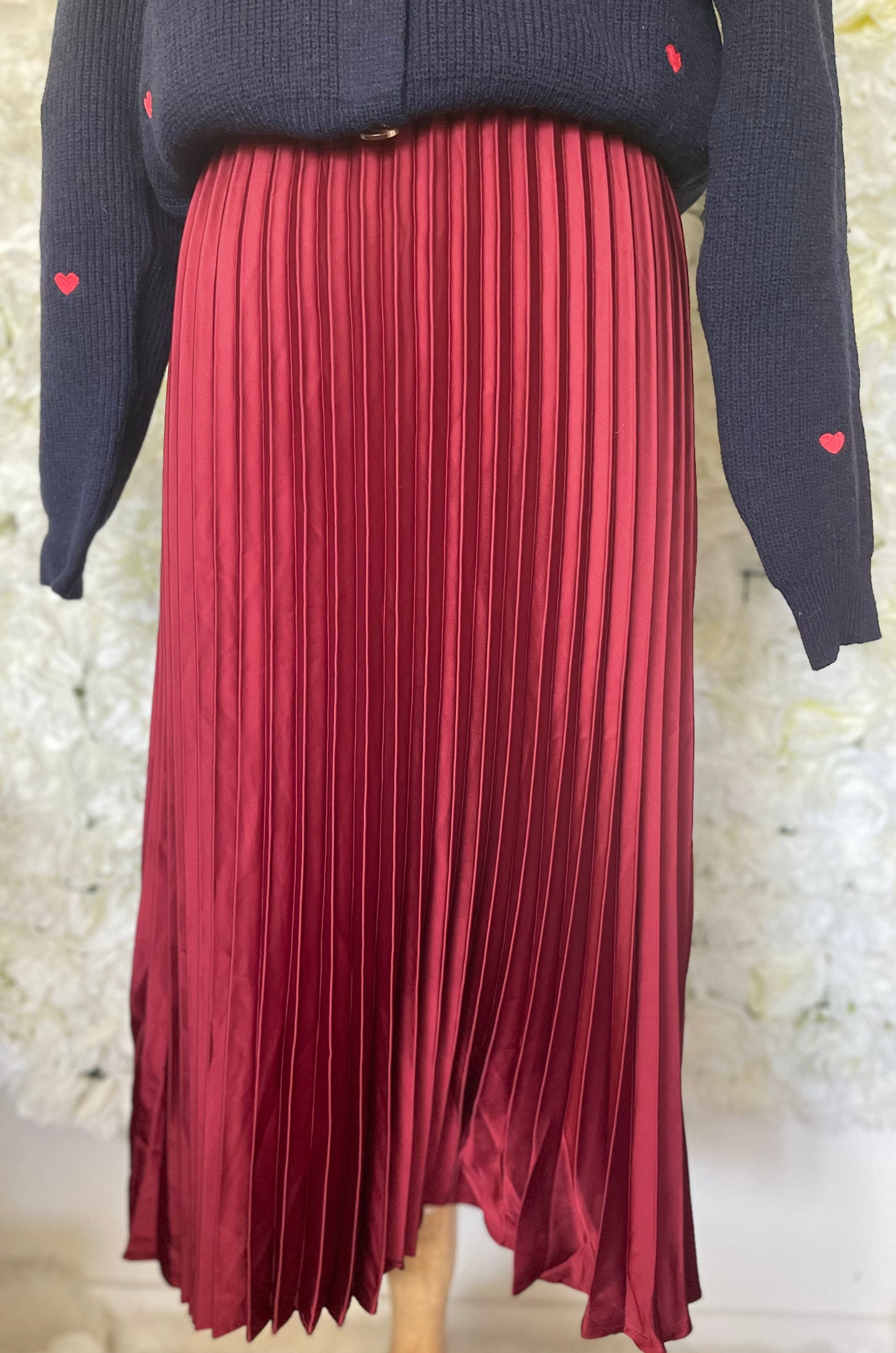 So So Demure Pleated Skirt