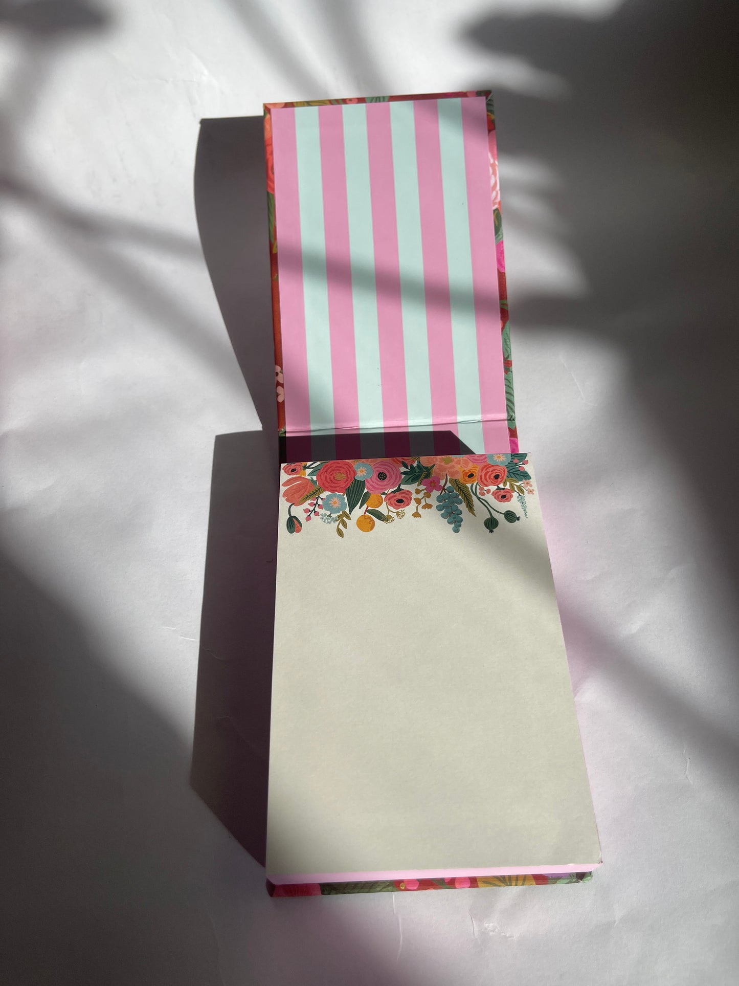 Flower & Stripes Mini Notepad