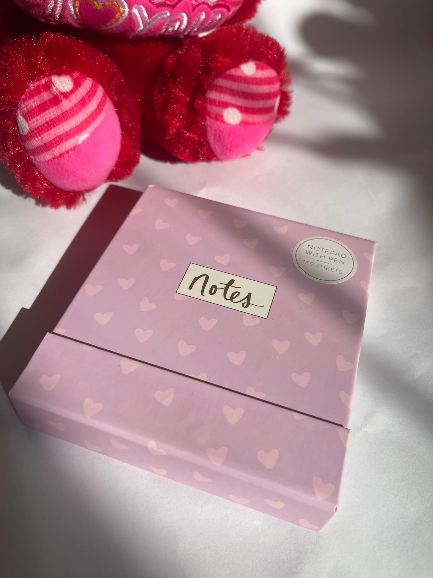 Heart Notepad with Pen