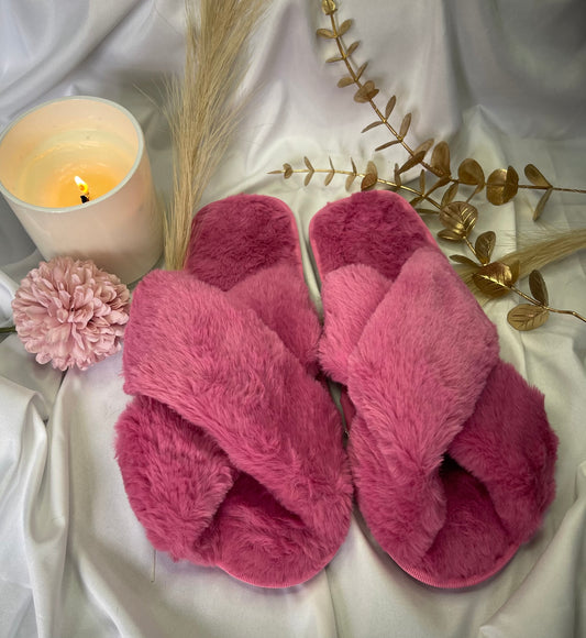 Fluffy House Slipper Collection - 6 Colors