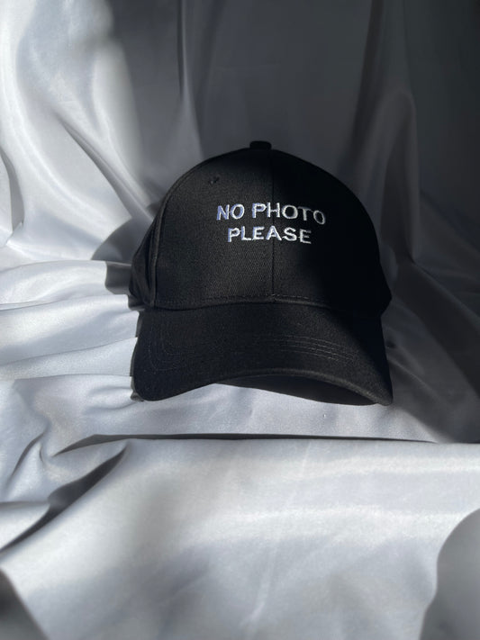 No Photo Please Cap