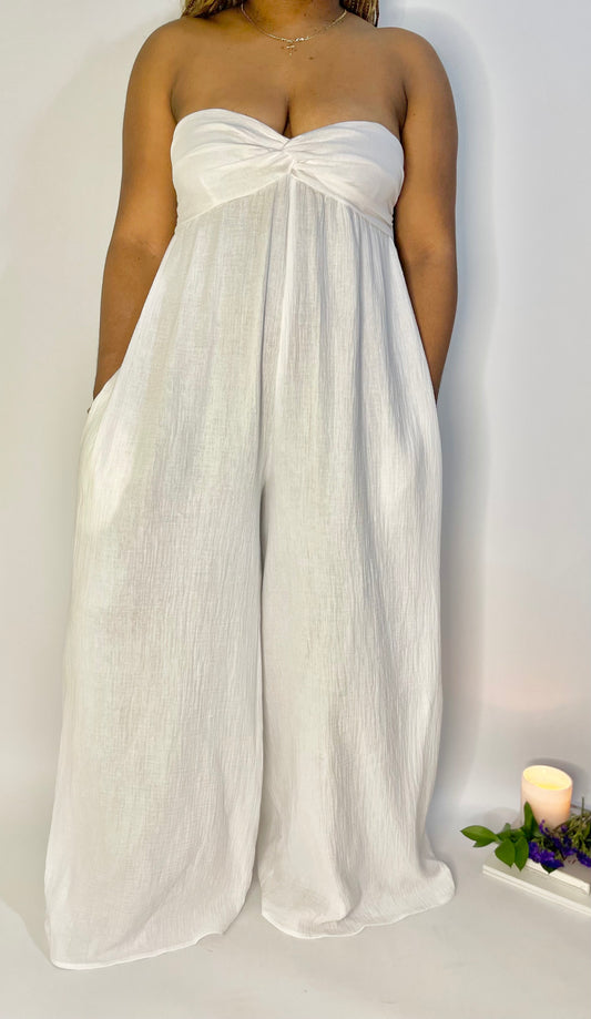 Fabulously White Jumpsuit
