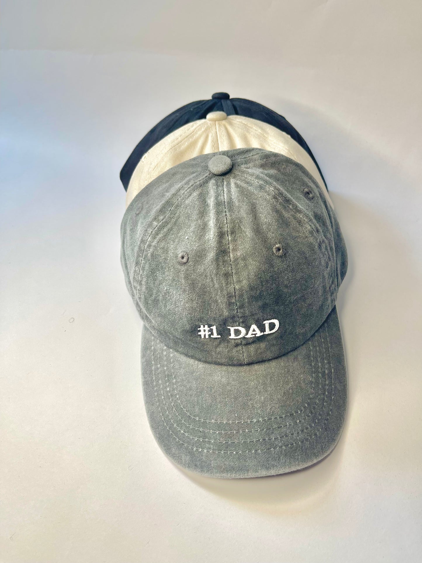 #1 Dad Cap Collection - 3 colors available