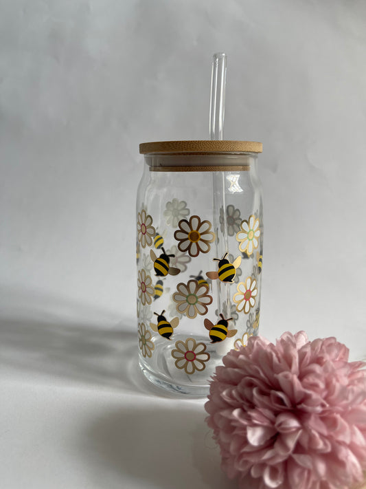 Bee Glass Tumbler
