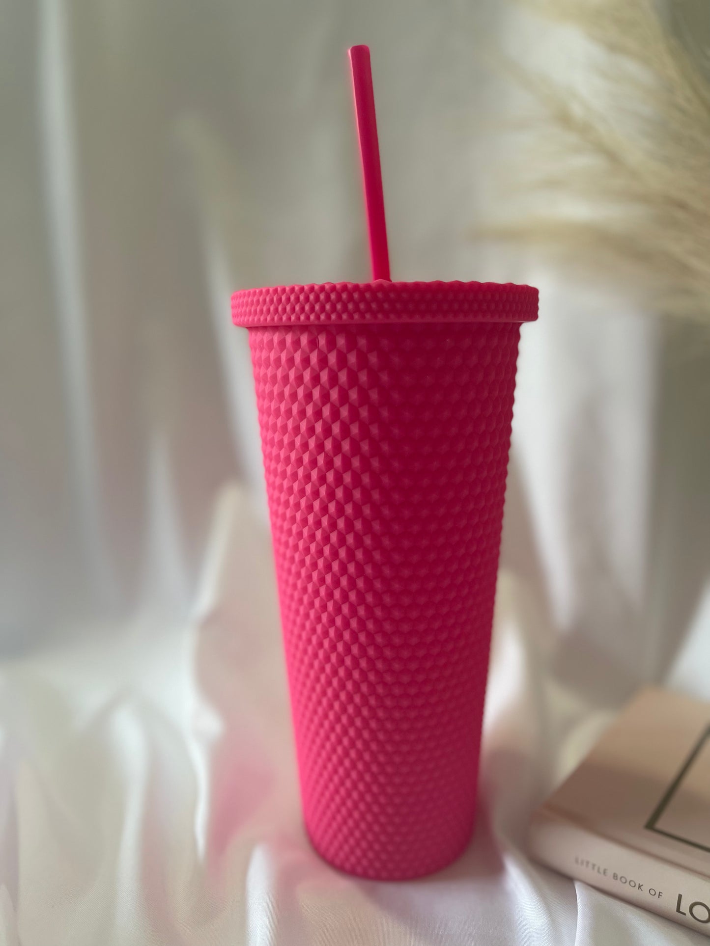 Fuchsia Studded Tumbler