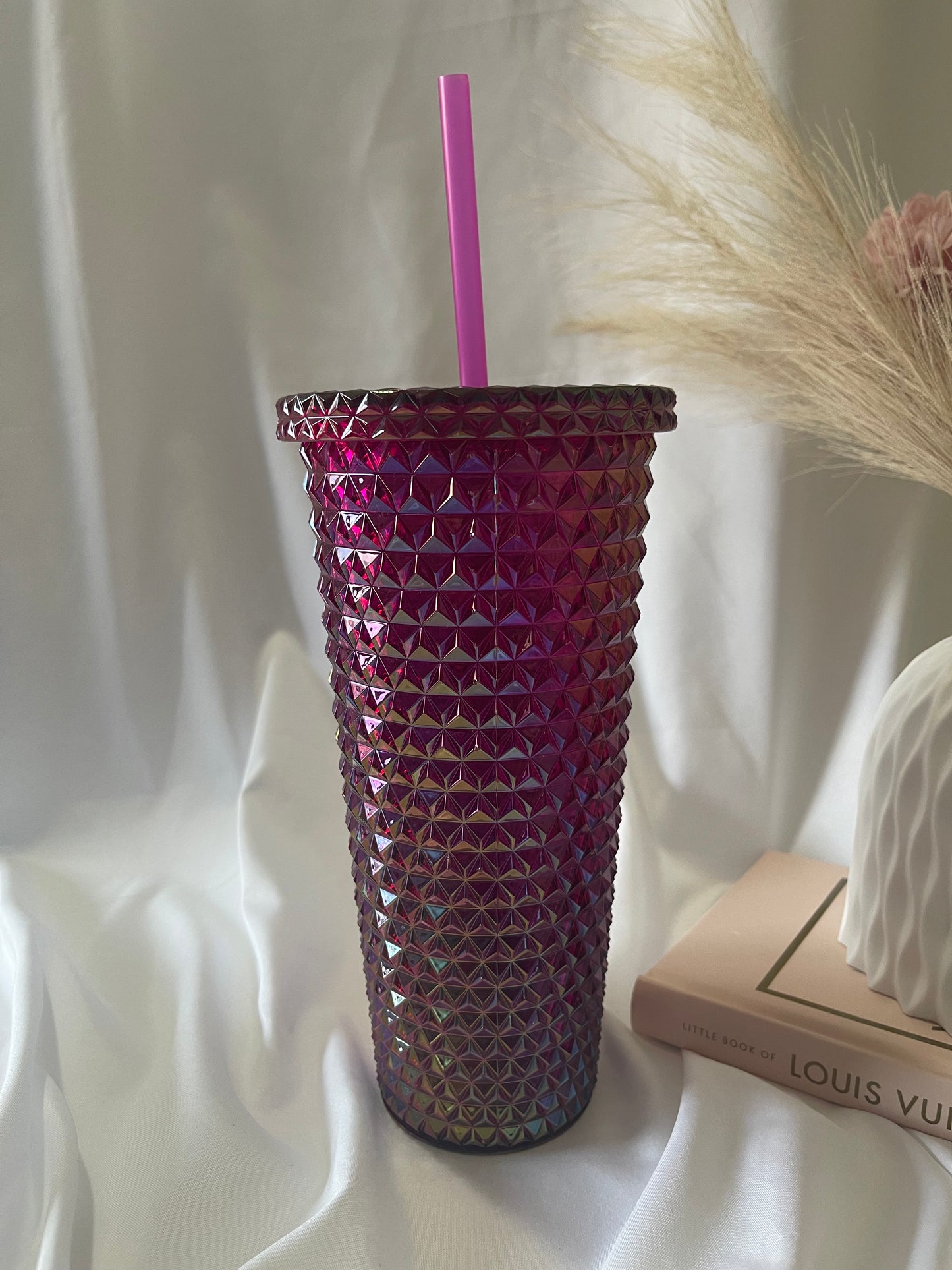 Raspberry Studded Tumbler