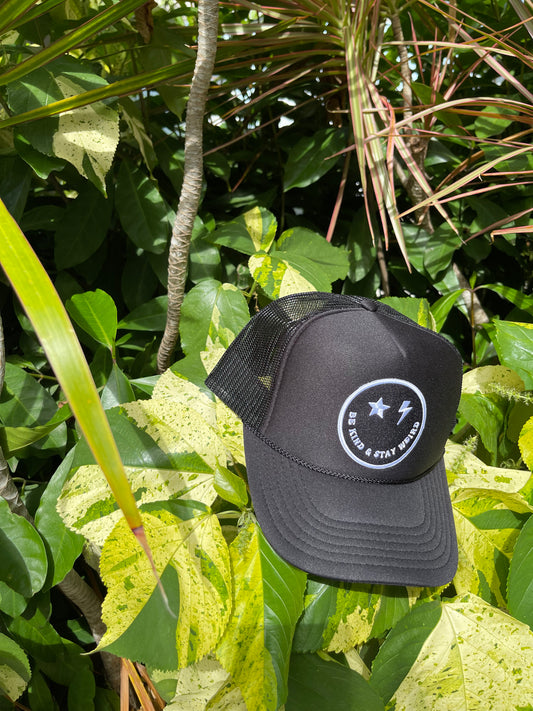 Be Kind & Stay Weird Trucker Hat