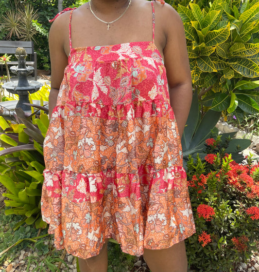 Garden Goddess Mini Dress