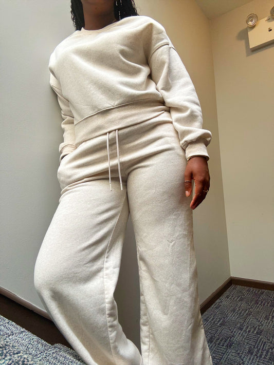 Cozy Oatmeal Lounge Set