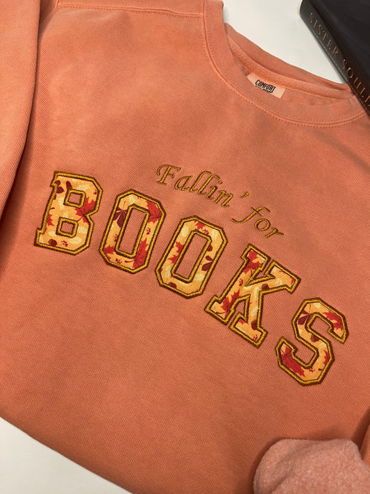 Fallin for Books Crew Sweatshirt
