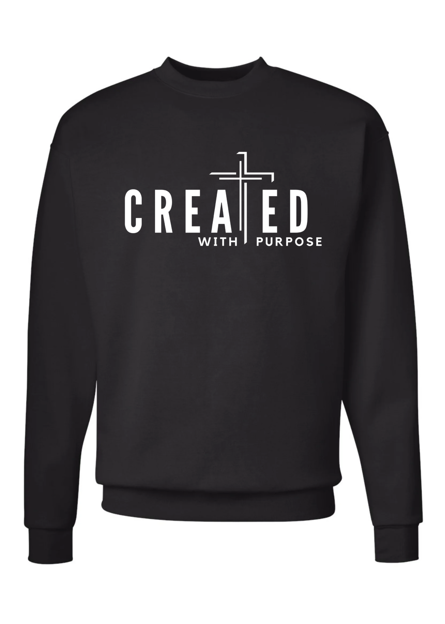 Created With Purpose Crew Sweatshirt - 3 colors available