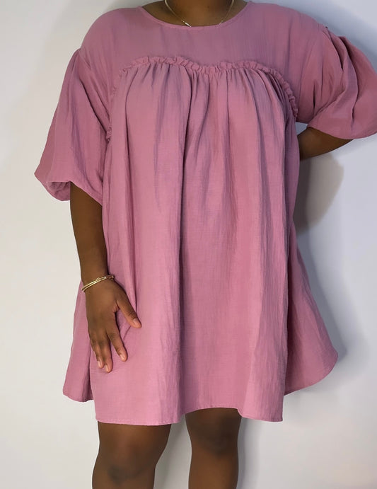 Bubblegum Mini Dress
