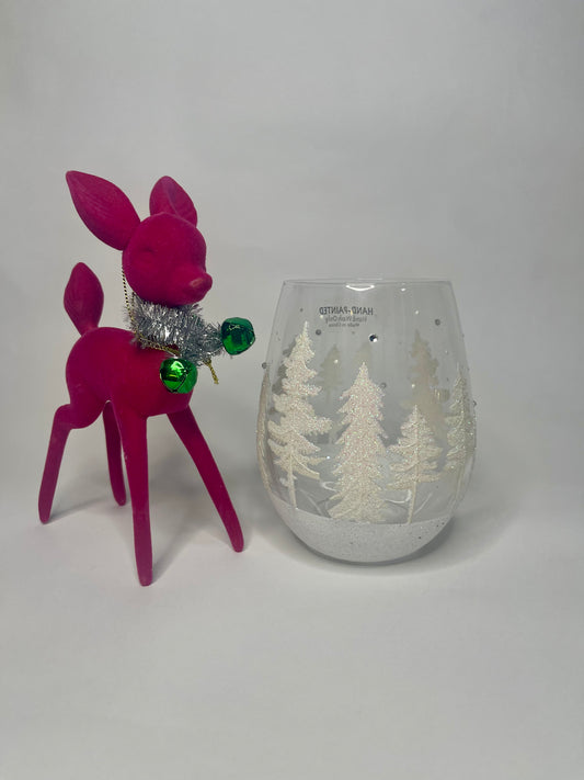 O Christmas Tree Stemless Wine Glass