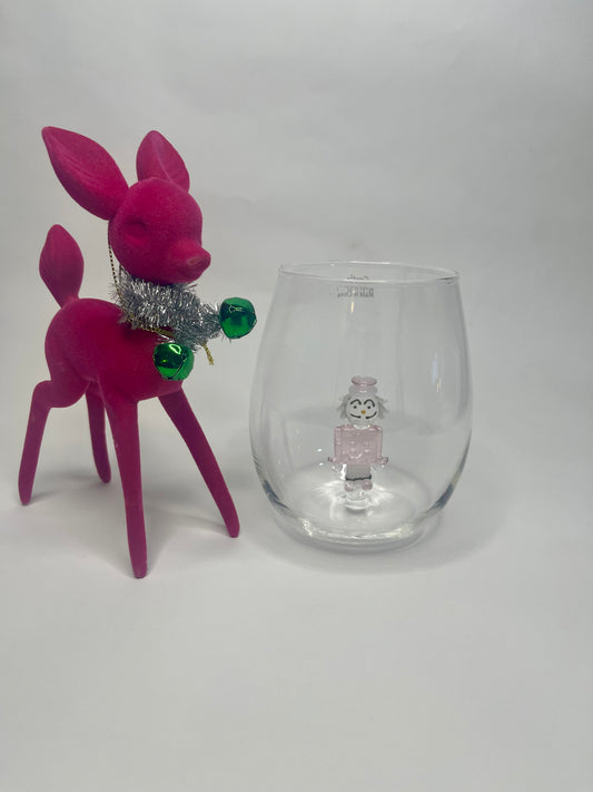 Nutcracker Stemless Wine Glass