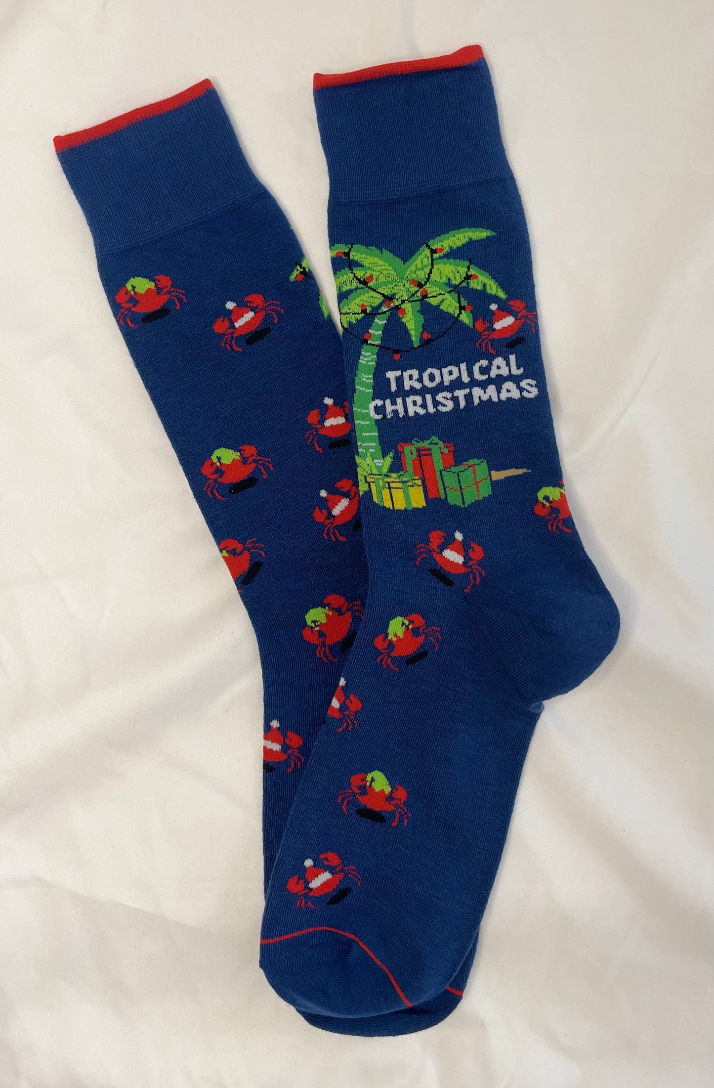 Tropical Christmas Socks