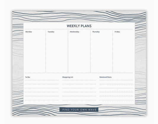 Wave Weekly Planner