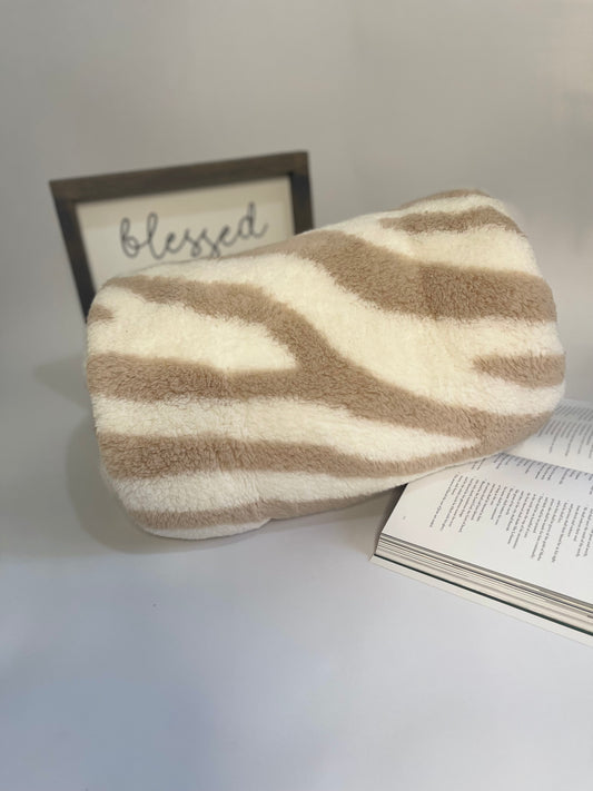 Caramel Swirl Plush Blanket