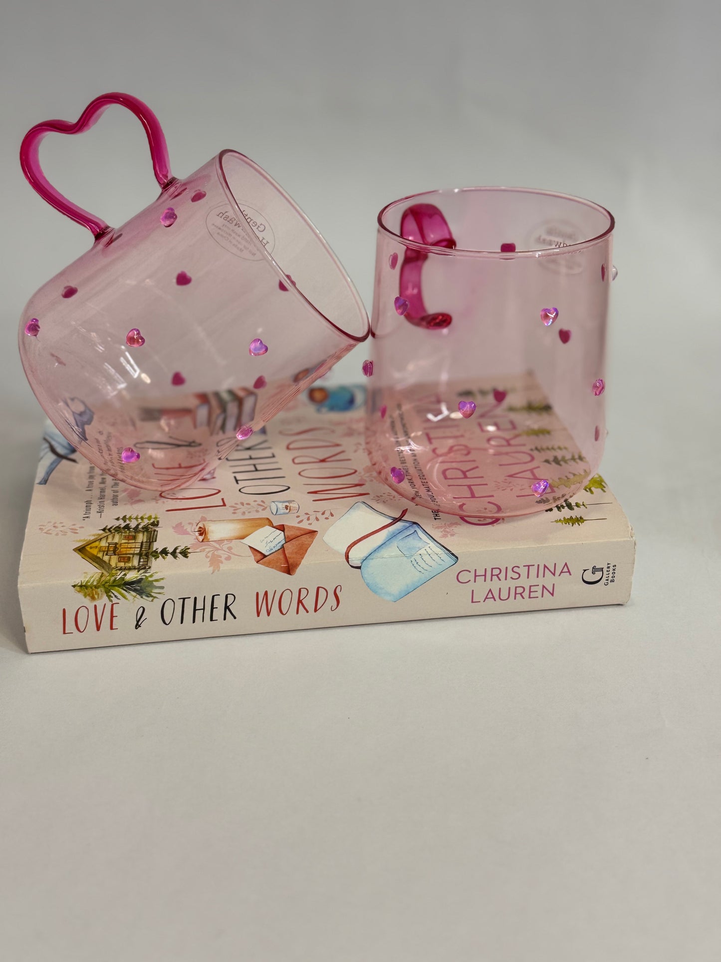 Pretty in Pink Glass Mug (Copy)