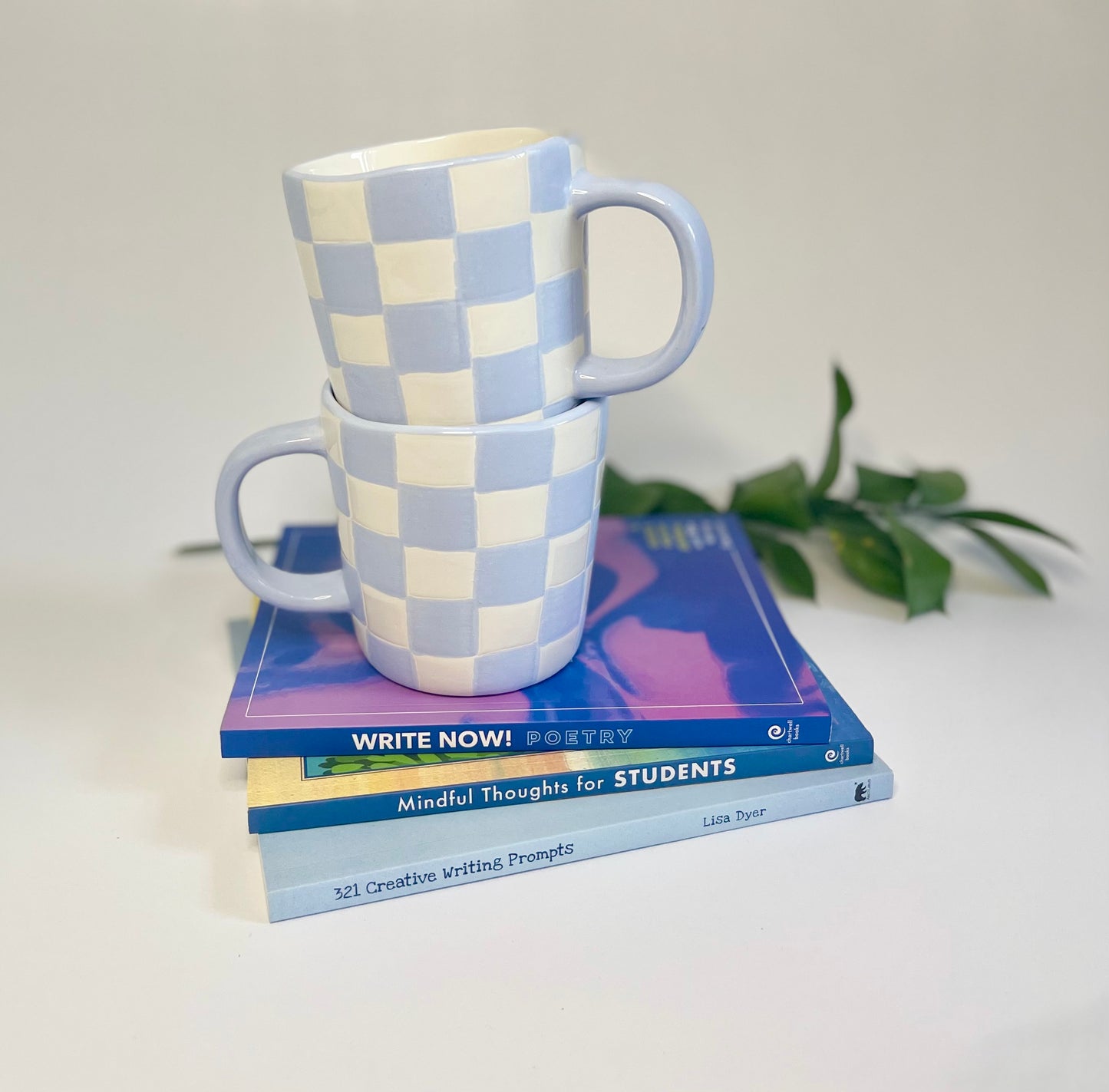 Checked Blues Mug