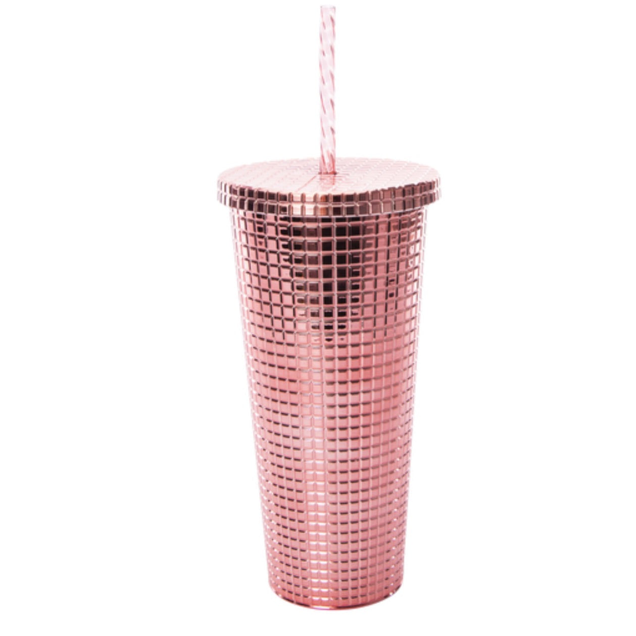 Rose Gold Metallic Tumbler