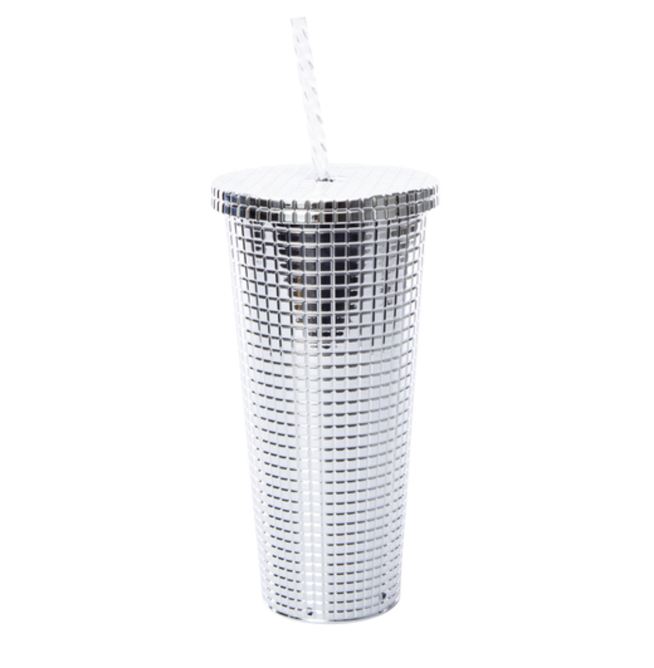 Silver Metallic Tumbler