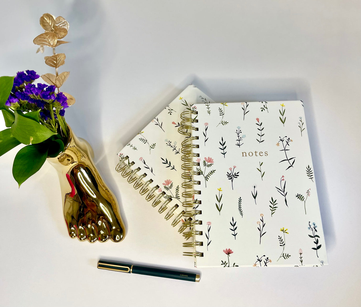 Clean Cut Floral Notebook