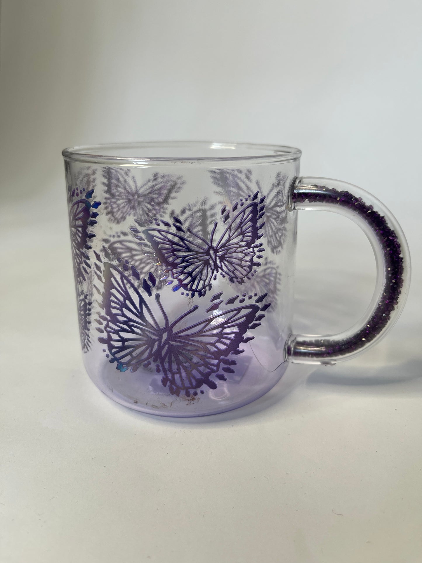 Butterfly Glitter Mug