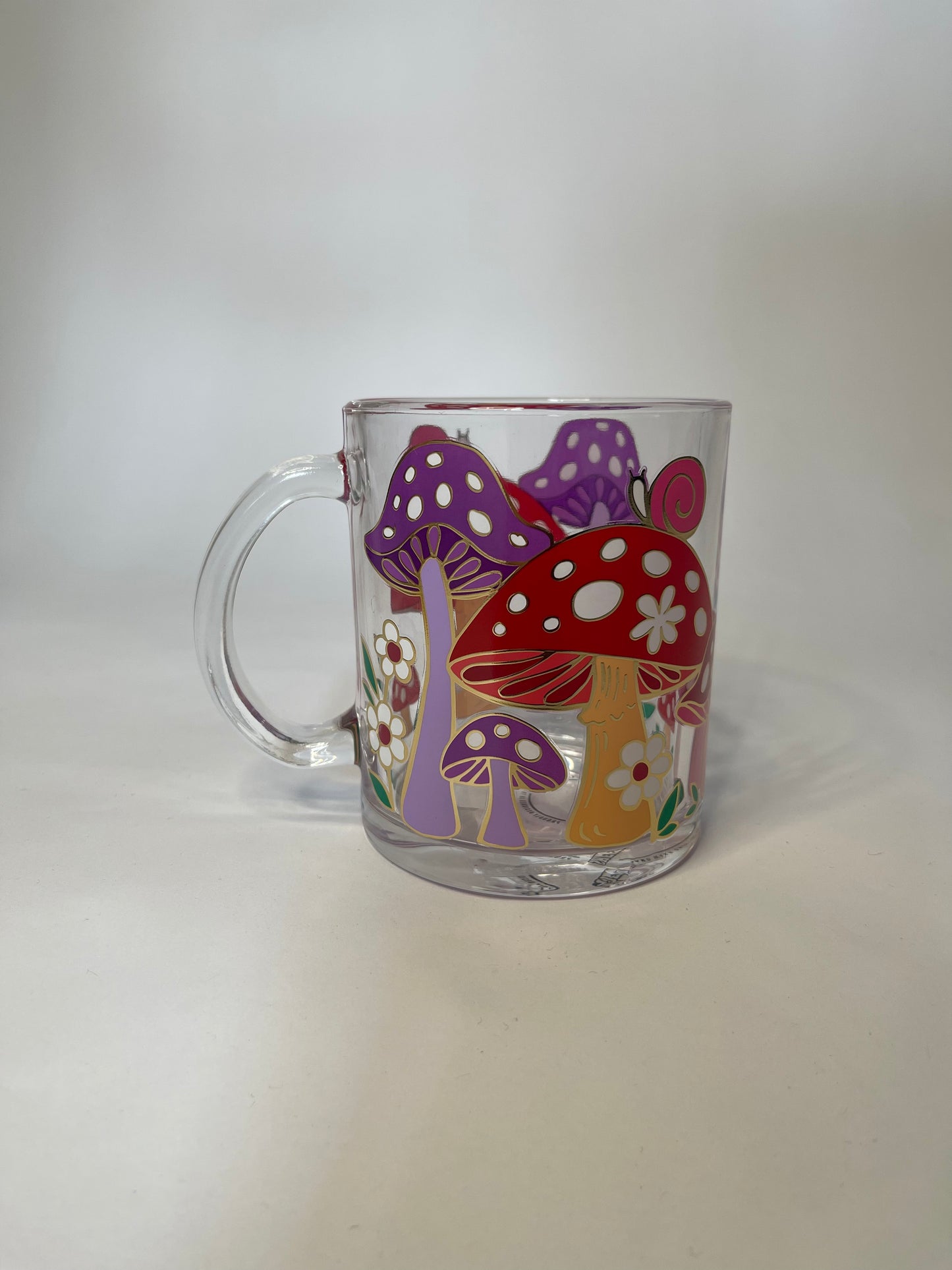 Mushroom Glass Mug