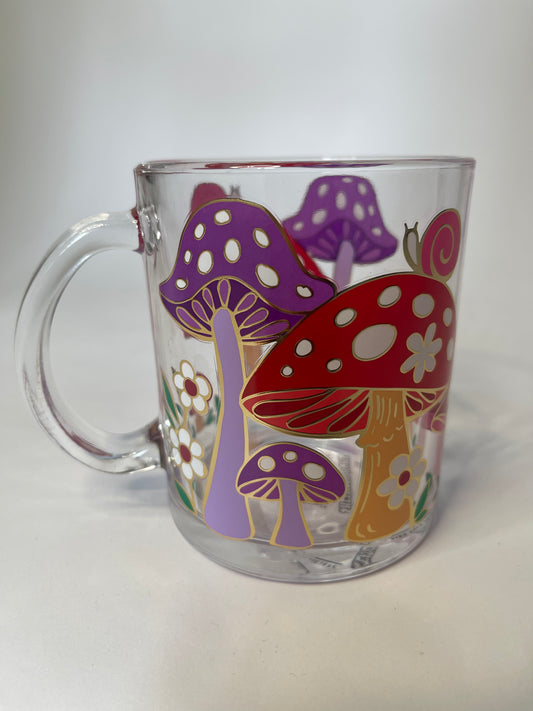 Mushroom Glass Mug