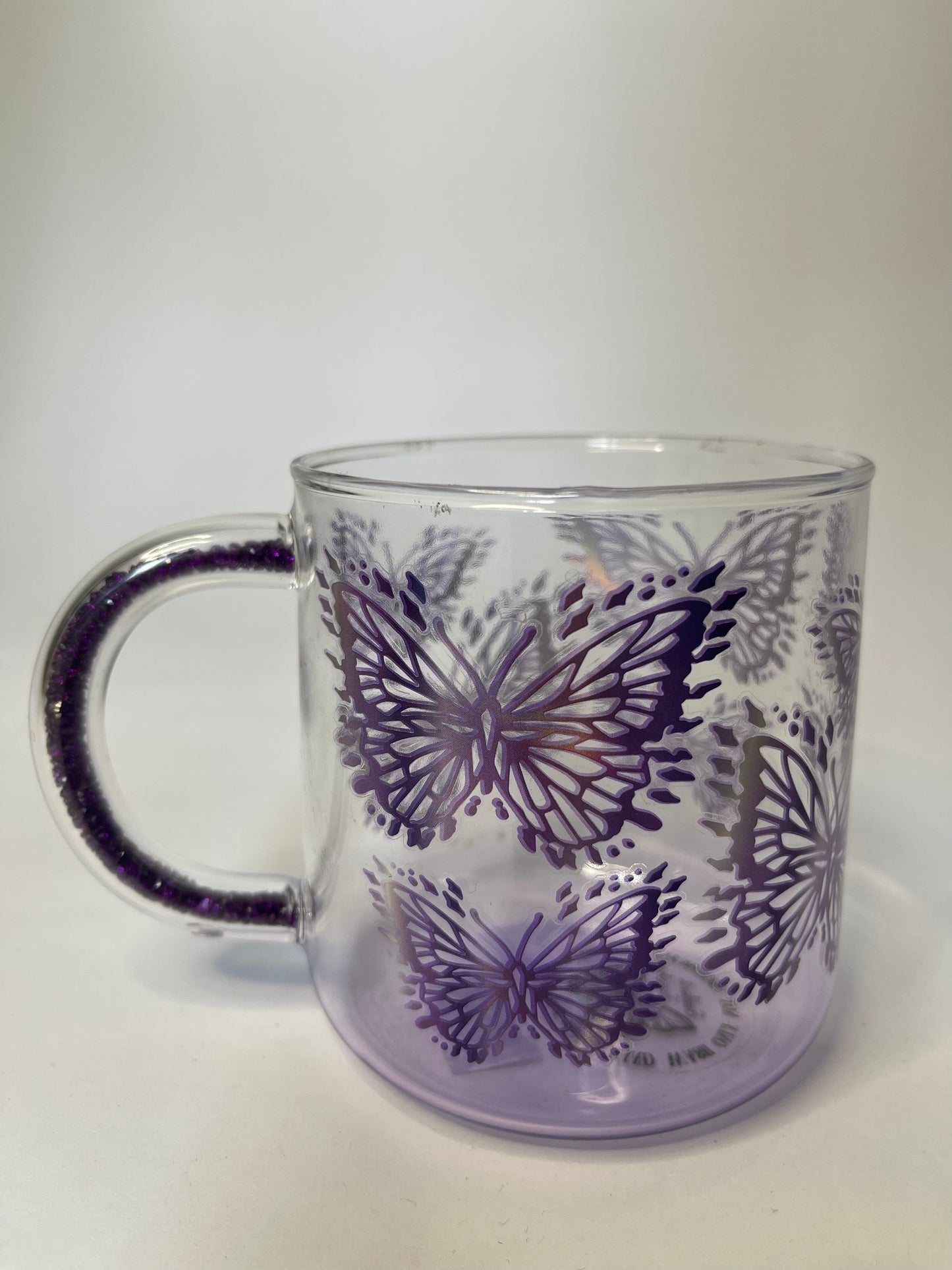 Butterfly Glitter Mug