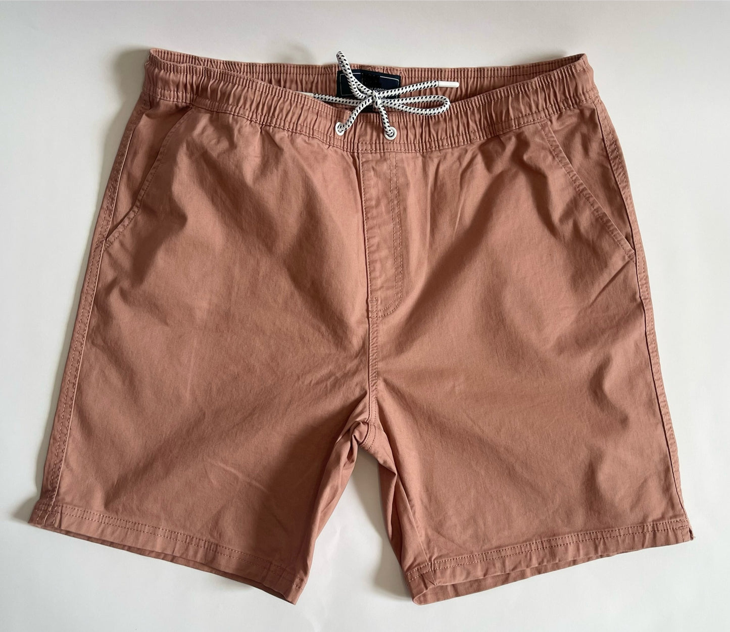 Drawstring Satin Twill Shorts