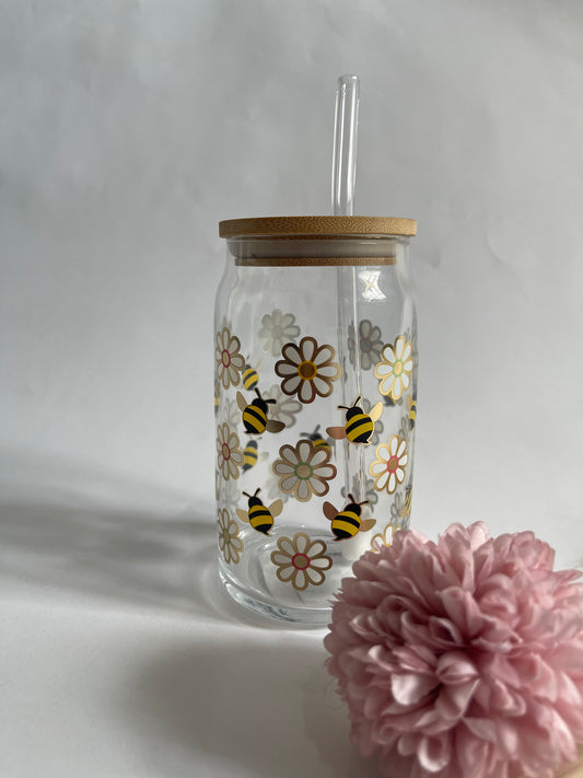 Bee Glass Tumbler