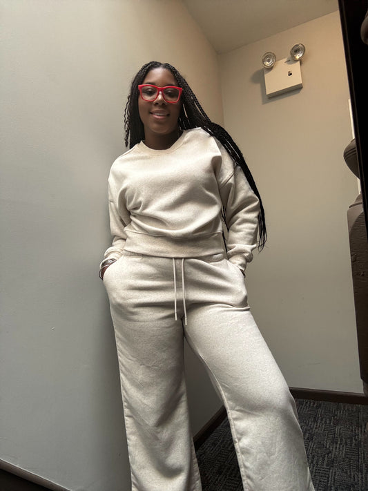Cozy Oatmeal Lounge Set