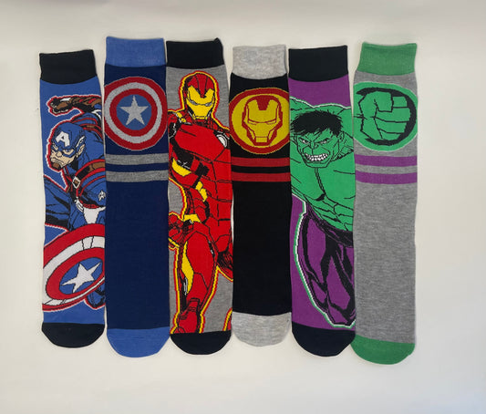 I Love Marvel Socks