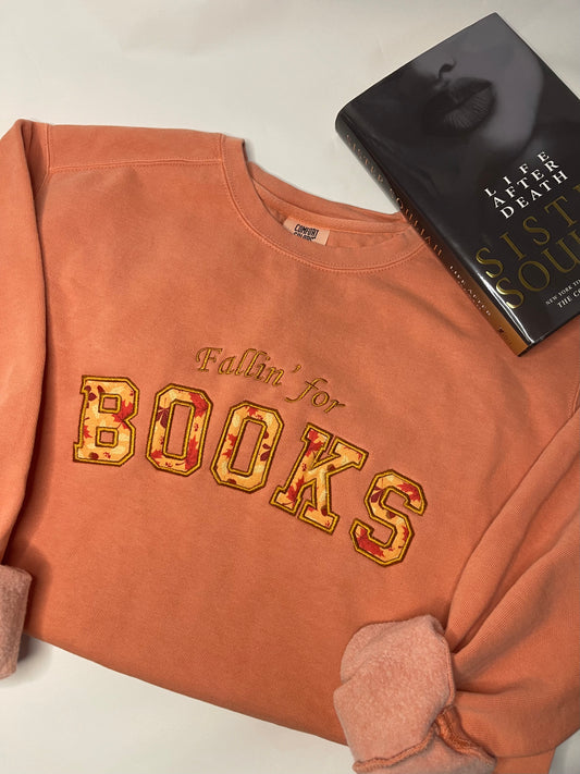 Fallin for Books Crew Sweatshirt