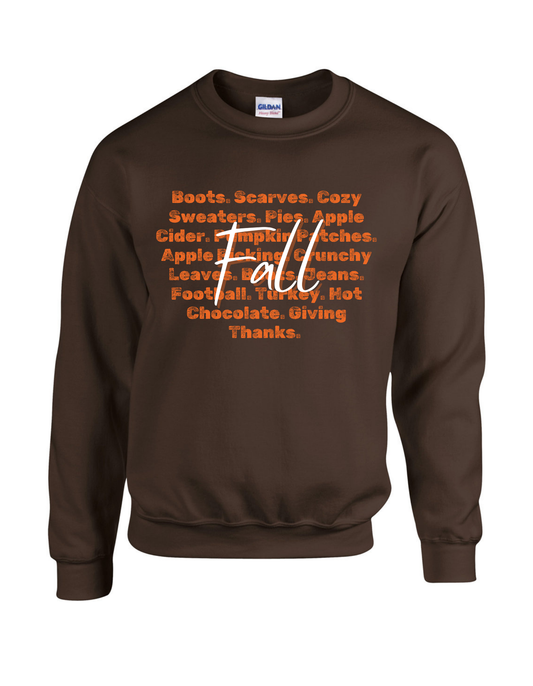 All About Fall Crew Sweatshirt